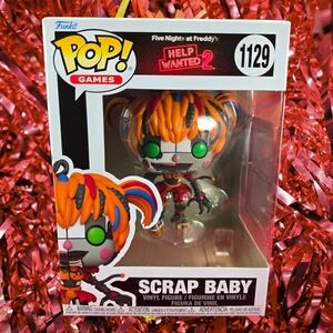 Scrap Baby Funko #1129 (Nib) With Pop Protector